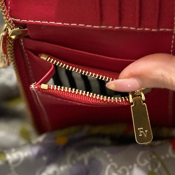 Frances Valentine - Zip Around wallet soft Nappa leather - Picture 5 of 7